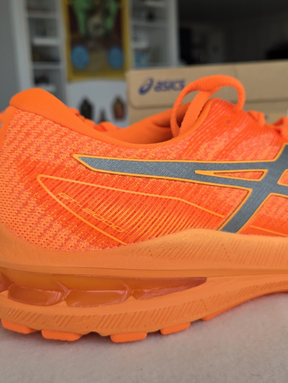 ASICS GT-2000 10 Lite-Show Running Shoes – Shocking Orange – Men's Size 10.5 - Picture 12 of 14